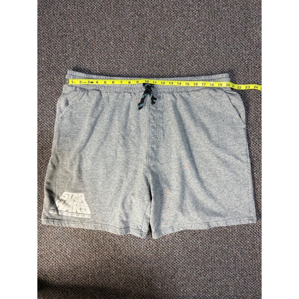 Disney Parks Star Wars Saga Drawstring Gray Sweat Shorts Size XXL - Picture 8 of 9